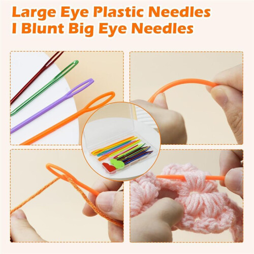 42 Pcs Yarn Needles Set, Assorted Yarn Needles Bent  Needle Weaving Needle Darning Needles  Eye Needles 2