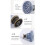 20 Pcs Drawer Pull Handles Round Cabinet Knobs Vintage Ceramic Door Knobs for Closet Cupboard Wardrobe Dresser 5