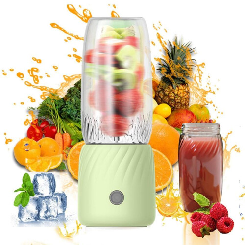Portable Blender Rechargeable  Juicer, Handheld  Personal Fruit and Vegetable Electric Juicer,Style 1 2