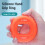Handgriff-Ring 50-60 Pfund orangefarbenes Silikon Eine Größe 4