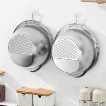 Washing Bowl Made of Stainless Steel, Sieve for Washing and Vegetables