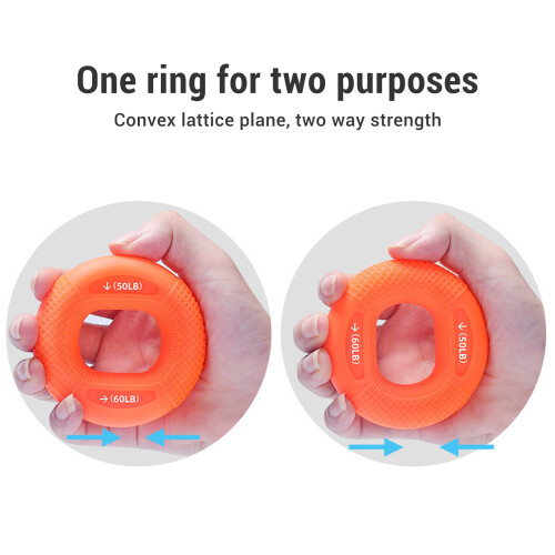 Handgriff-Ring orange 50-60 Pfund Silikonfestigkeit 2