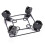 Potted Rolling Plant Stand Holder with Casters Accessory Plant Tray Roller Versatile Pallet Trolley Rollers Trolley 7