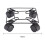 Potted Rolling Plant Stand Holder with Casters Accessory Plant Tray Roller Versatile Pallet Trolley Rollers Trolley 8