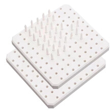 Ofenstelzen UnterstüTzen NäGel, Keramik-Brennmatte, HochtemperaturbestäNdige Ofenwerkzeuge, TonzubehöR (2Er-Pack)