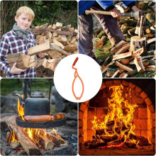 Log Tongs 13 Inch,Log Grabber, Log Lifter, Longging Tongs Loads to 330 Lbs, for Handling Dragging Carrying Tool