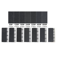 71 PièCes Kit de Ponceuse Outil de PonçAge à la Main de DéTail Papier de Verre Sec et Humide pour Bricolage Artisanat Polissage Du Bois et