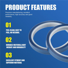 2 Rolls 10mmx33M(108Ft) Heat Tape Heat Transfer Tape for Heat Sublimation Press No Residue and Heat Transfer Vinyl