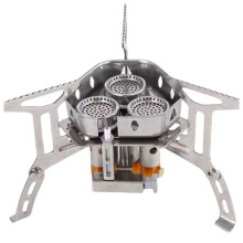 Windproof Camping Stove, Camping Gas Stove, Portable Stove, Backpacking Stove for Outdoor Backpacking Hiking and Picnic
