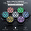 Strobe Light Christmas, Strobe Lights Remote Control RGB 10W Wireless LED Strobe Light for Stage Dance Wedding 6