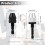 Keyless Drill Chuck Bit, 2Pcs Drill Chuck Adapter with 10Pcs Drills,1/4 Inch Hex Shank Drill Chuck Fast Change Converter 7