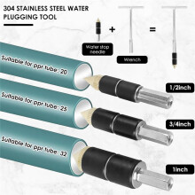 Pipe Water Stopper Kit, Hot Melt Water Stop Needles for Fast Water Pipe Repairs, Renovation Plumbing Tool