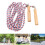 Langes Springseil 5 m/16,4 ft Holzgriffe, Polyester 14