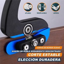 Banding Cutter - Dual Offset Bearings for Trim, Excess Material Cutter for Box/PVC/ACP/Melamine/Vinyl Laminate