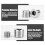 20 Pcs Pipe Plug Fitting,1/8 1/4 3/8 1/2 3/4In NPT Male Internal Hex Thread Socket Pipe Plug Fitting Assortment Kit,B 3