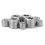 20 Pcs Pipe Plug Fitting,1/8 1/4 3/8 1/2 3/4In NPT Male Internal Hex Thread Socket Pipe Plug Fitting Assortment Kit,B 5