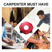 4-In-1 Arc Angle Positioning Template, Router Corner Radius Template, Corner Radius Jig Router Template, Reusable 30-50R