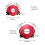 4-In-1 Arc Angle Positioning Template, Router Corner Radius Template, Corner Radius Jig Router Template, Reusable 30-50R 9