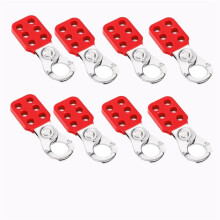 8er-Pack Lock-Out-Tag-Out-Haspe, Manipulationssichere Lockout-Vorhängeschloss-Haspe, Lockout-Haspe mit 1 Zoll Backendurchmesser und 6