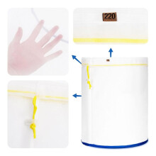 5-Pack 5-Gallon All-Mesh Filter Bags 5 Gallon Filter Bag, Fine Nylon Mesh, for 5 Gallon Bucket, Filter Bag with Opening