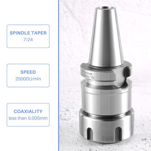 BT30-ER32 70 Milling Collet Chucks High-Precision Cnc Tool Holder Milling Lathe Tool 1