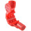 Peg Hook Lock Stop Lock 100 Pieces Plastic Red Stop Lock Anti-Theft Lock Retail Pin Hook Safety Display Hook Lock 6