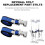 Professional Drywalls Stilts Replacement Straps Set with Hardware Nylon Adjustable Bands Belt Painter Walking 6