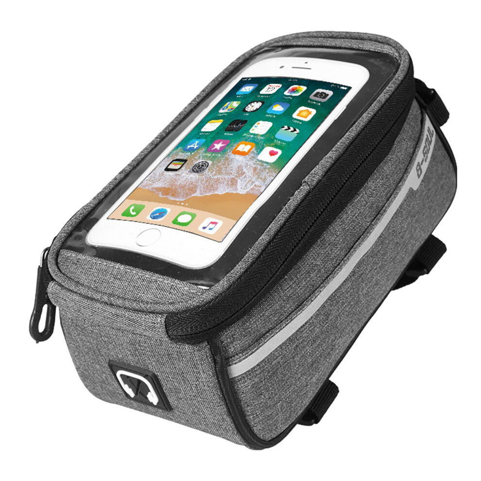 Photos - Climbing Gear Waterproof Bike Phone Bag - Touch Screen Organizer(Gray)