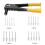 200Pcs Heavy Duty Riveter Set Aluminum Blind Rivets Assortment Kit Hand Tools Rivet Nut Tool 6