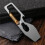 Multi-Function Keychain Pry Bar Titanium Alloy  EDC Portable Open Delivery Tool Bottle Opener 5