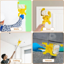 Painting Trimmer Edger Tools for High Ceilings with Edger Paint Brush Kit, for Trim Corner Painting Cut in Tool Style 2