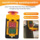 DZ05 7 Pins 400V IP55 Three-Phase Electromagnetic Emergency Stop Push Button 8