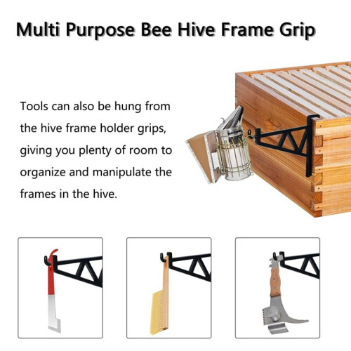 New Beekeeping Hive Stand Beehive Frame Clip Beekeeping Frame Stand Honeycomb Frame Suitable for Different Beehives 2