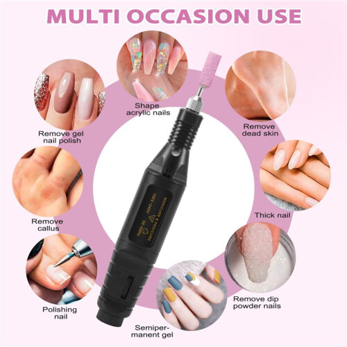 Plastic Sanding Machine Set Electric Pen  Electric Drill Sanding Tool Nail Power Tool 2