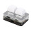 2-Key Mechanical Keyboard USB-C Bluetooth White with RGB & Blue Switch 15
