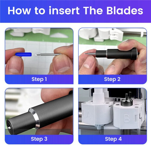 50PCS Replacement Deep Point Blades Compatible with for  Explore Air/Air 2/Air 3/, Cut Blade