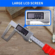 Disc Brake Rotor Micrometer,Digital Caliper Measuring Tool for Disc Brake-6 Inch/150mm,Brake Measuring Tool Wtih Caliper