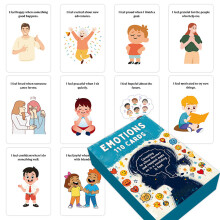 Emotional Recognition Cards for Mental Health Training (110pcs)