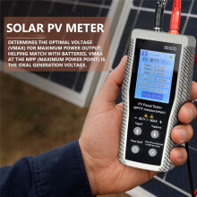 Professional Solar Panel Tester 9000D, MPPT Power Analyzer 5-800W,2.8 in TFT Display,Pv System Diagnostic Measure Tool