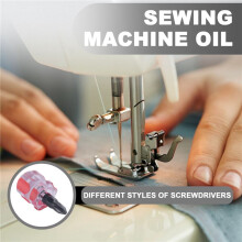 6 Pieces Sewing Machine Cleaning Kit Includes Tweezers Double Headed Lint Brush Screwdriver, for Sewing Tools