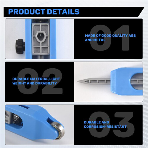 Contour Gauge Scribe Tool,Contour Gauge Irregular Shape Duplicator with Lock,Outline Shape Measuring