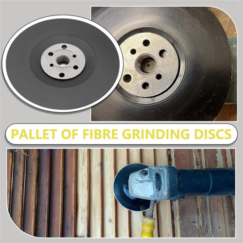 3pcs Plastic Angle Grinder Backing Pad Compatible with M14 Internal Thread Disc Sander Angle Grinder 115mm Diameter 1