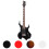 Electric Flame Guitar HSH Pickup Pack Strap Picks Shake Cable Bag 2