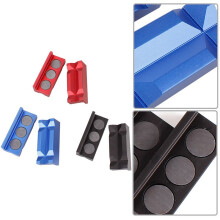 4Inch Vise Jaw Pads Magnetic Aluminum Vise Jaw Caps Reversible Pipe Vise Multipurpose Vise Protection Inserts 2Pcs Red