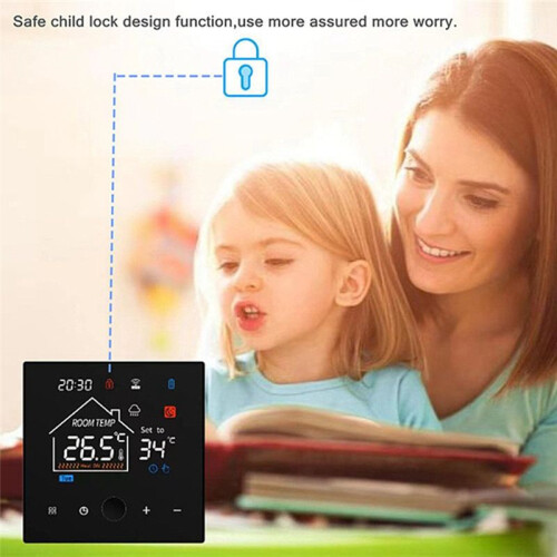 Tuya  Home Wifi Temperature Remote Controller Wireless Gas Wall Furnace Thermostat,Programmable Underfloor Heating 2