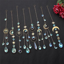 370 Stuks Kristallen Suncatcher Kits Hangende Kroonluchter Kristallen Prisma Onderdelen Rainbow Maker Hangers DIY Zon Catchers Kralen