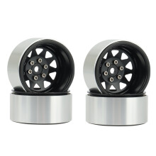 4peças Deep Dish Wagon 1.9 Metal Beadlock Roda Hub para 1/10 RC Esteira Axial SCX10 90046  TRX4 RC4WD D90,4