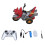 Kids 3W Dinosaur Motorcycle Model 2.4G RC Light Battery Powered 3