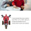 Kids 3W Dinosaur Motorcycle Model 2.4G RC Light Battery Powered 5