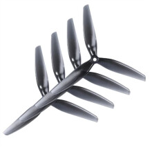 4 Paires pour HQPROP 7X4X3 7040 HéLice PC à 3 Pales pour RC FPV Freestyle 7 Pouces Longue PortéE LR7 Cinelifter Drones PièCes de Bricolage